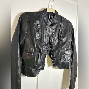 Small cropped moto jacket, Bisou Bisou brand